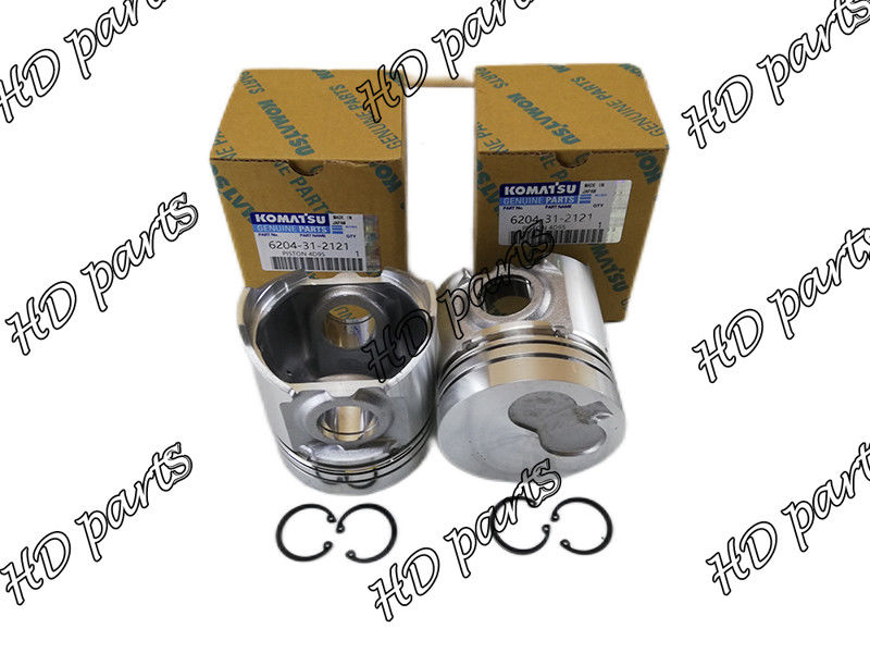 Kolben 6202-32-2140 des Dieselmotor-4D95S-W-1 6201-32-2121 104mm hoch für KOMATSU