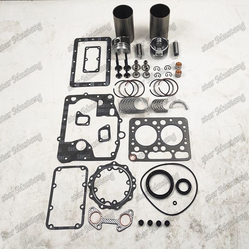 Z500 Überholungs-Wiederaufbaukasten Zylinder Liner Kolben mit Pin Kit Ventil Sitzventil Führungsventil Dichtung Kit für Kubota-Motor