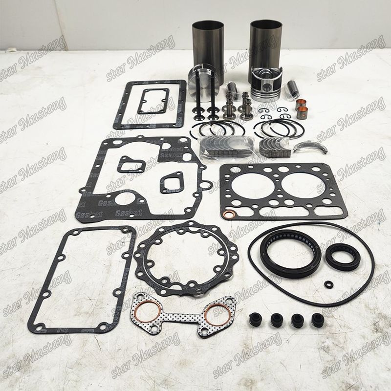 Z500 Überholungs-Wiederaufbaukasten Zylinder Liner Kolben mit Pin Kit Ventil Sitzventil Führungsventil Dichtung Kit für Kubota-Motor