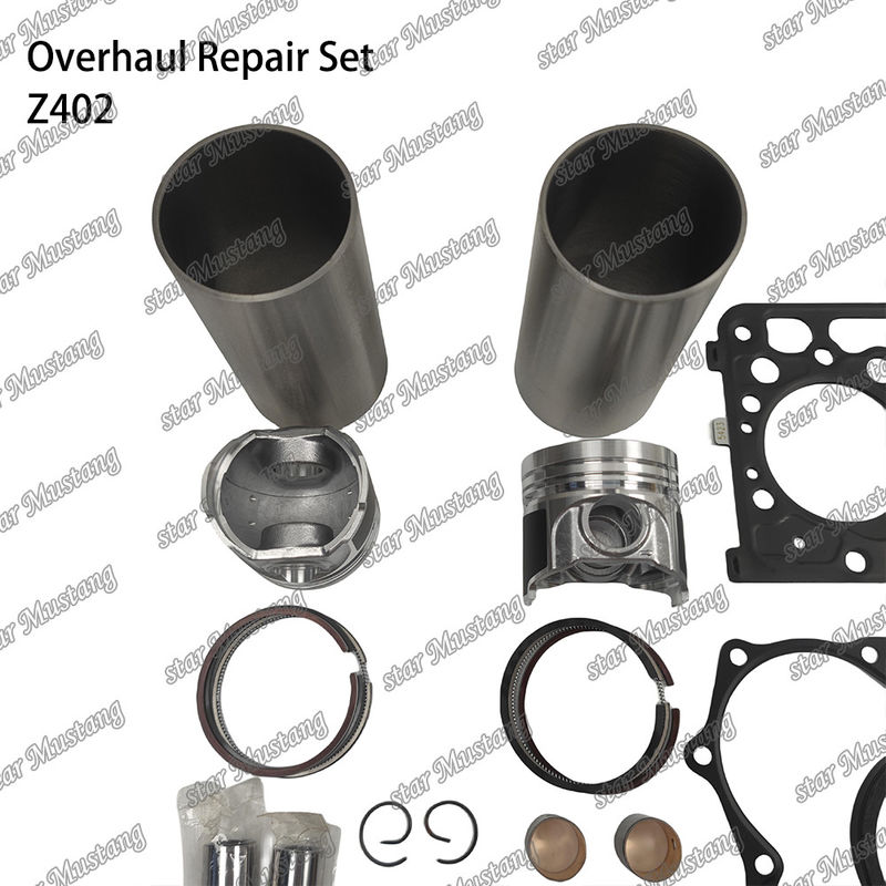 Z402 Überholungs-Wiederaufbaukasten Zylinder Liner Kolben mit Pin Kit Ventil Sitzventil Führungsventil Dichtung für Kubota-Motor