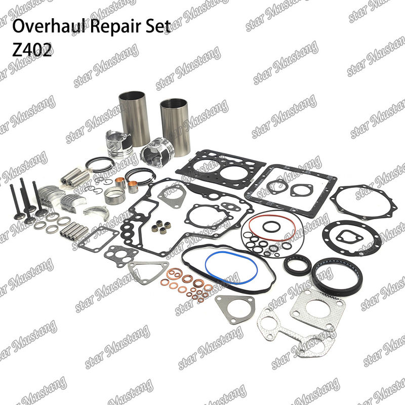 Z402 Überholungs-Wiederaufbaukasten Zylinder Liner Kolben mit Pin Kit Ventil Sitzventil Führungsventil Dichtung für Kubota-Motor