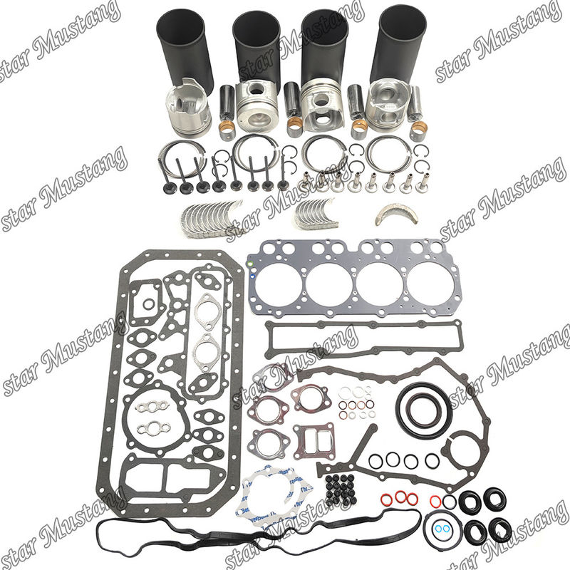 W04DT Überholungs-Wiederaufbaukasten Zylinder Liner Kolben mit Pin Kit Ventil Sitzventil Führung Gaskett Kit für Hino Motor