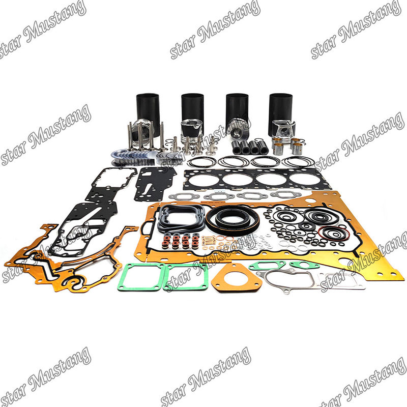 S4D104-1 F4GE Überholungs-Wiederaufbaukasten Zylinder Liner Kolben mit Pin Kit Ventil Sitzventil Führung Gaskett Kit für Komatsu