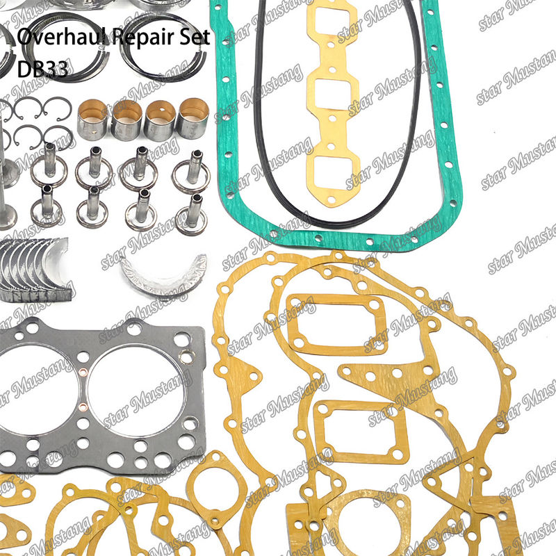DB33 Überholung Reparatur-Kit Zylinder Liner Kolben-Kit Dichtung Kit Ventil Sitz Guide Hauptlager Con Stange Lager für Doosan