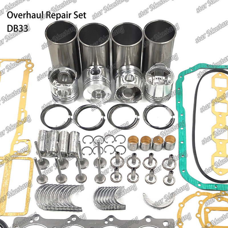DB33 Überholung Reparatur-Kit Zylinder Liner Kolben-Kit Dichtung Kit Ventil Sitz Guide Hauptlager Con Stange Lager für Doosan