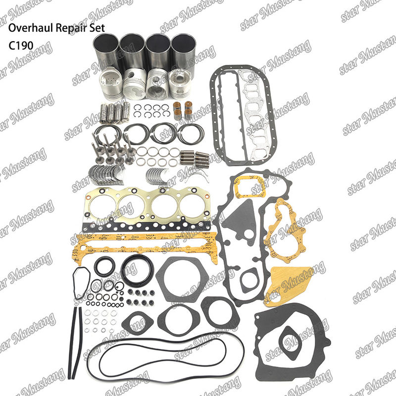C190 Überholung Reparatur Set Zylinder Liner Kolben-Kit Dichtung Kit Ventil Sitz Guide Hauptlager Con Rod Lager für Isuzu