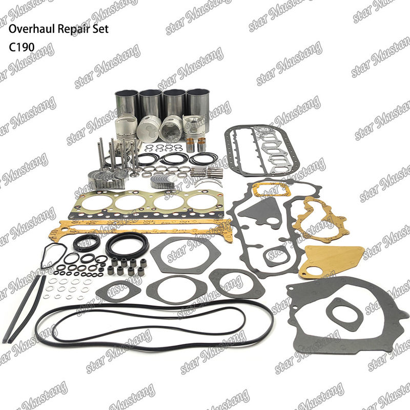 C190 Überholung Reparatur Set Zylinder Liner Kolben-Kit Dichtung Kit Ventil Sitz Guide Hauptlager Con Rod Lager für Isuzu