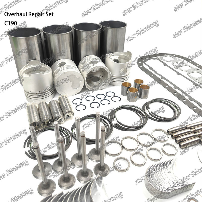 C190 Überholung Reparatur Set Zylinder Liner Kolben-Kit Dichtung Kit Ventil Sitz Guide Hauptlager Con Rod Lager für Isuzu