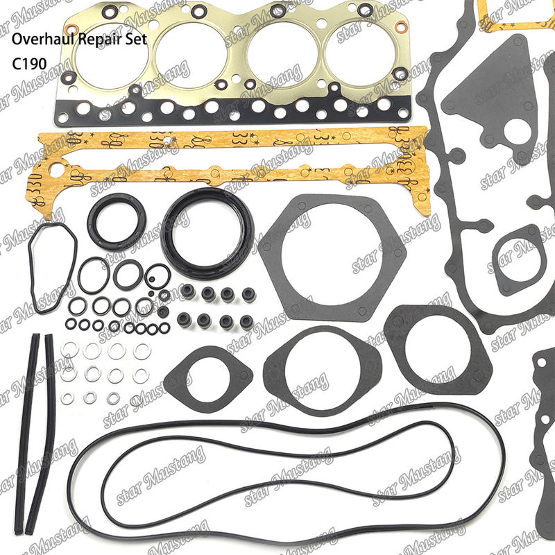 C190 Überholung Reparatur Set Zylinder Liner Kolben-Kit Dichtung Kit Ventil Sitz Guide Hauptlager Con Rod Lager für Isuzu