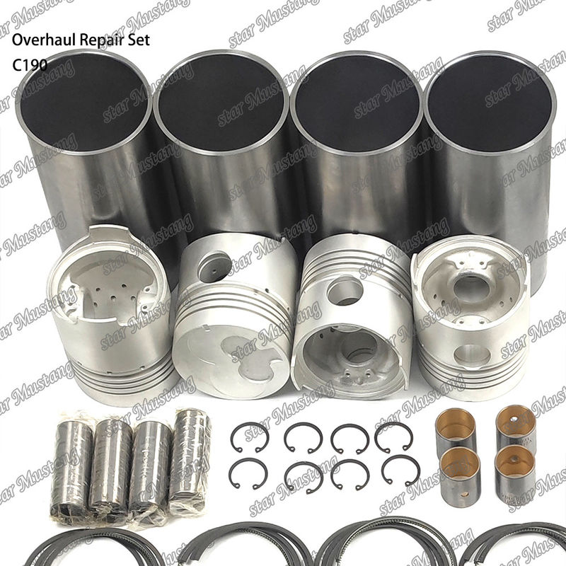 C190 Überholung Reparatur Set Zylinder Liner Kolben-Kit Dichtung Kit Ventil Sitz Guide Hauptlager Con Rod Lager für Isuzu