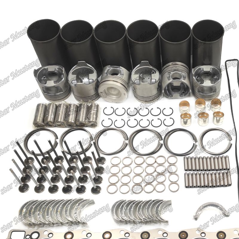 6HK1 EFI Überholung Reparatur-Kit Zylinder Liner Kolben-Kit Dichtung Kit Ventil Sitz Guide Haupt-und Con-Stab Lager für Isuzu