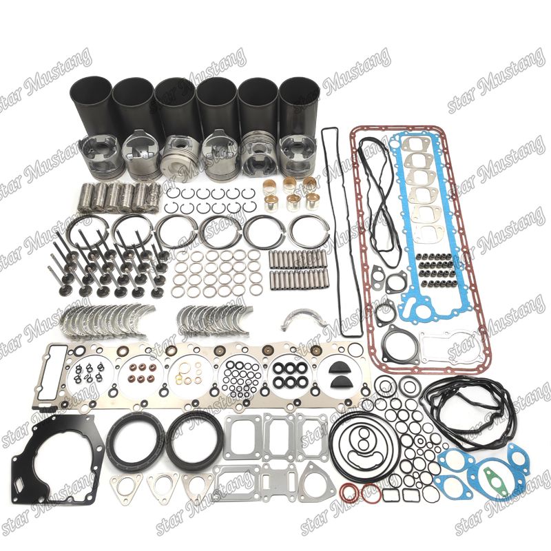6HK1 EFI Überholung Reparatur-Kit Zylinder Liner Kolben-Kit Dichtung Kit Ventil Sitz Guide Haupt-und Con-Stab Lager für Isuzu