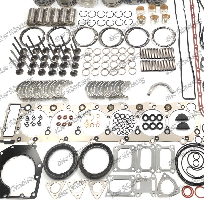 6HK1 EFI Überholung Reparatur-Kit Zylinder Liner Kolben-Kit Dichtung Kit Ventil Sitz Guide Haupt-und Con-Stab Lager für Isuzu
