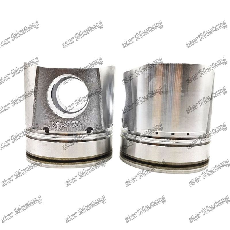 Kolben 4BT 4D102 6BT 6BT5.9 6D102 50mm Verbrennungskammer 6738-31-2110 6738-31-2111 3957795 3807795 Für Cummins Komatsu
