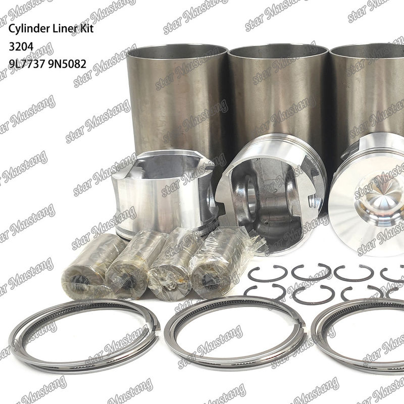 Für Caterpillar Motor 3204 Zylinderliner Kit 9L7737 1W1661 9N5082 Reparaturteile für mechanische Dieselmotoren