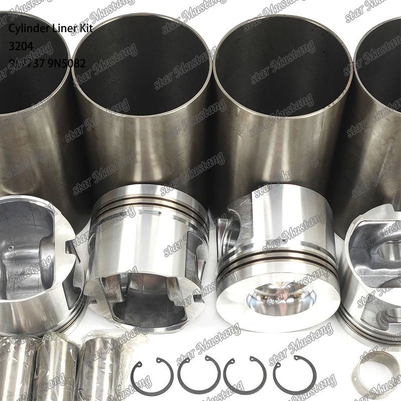 Für Caterpillar Motor 3204 Zylinderliner Kit 9L7737 1W1661 9N5082 Reparaturteile für mechanische Dieselmotoren