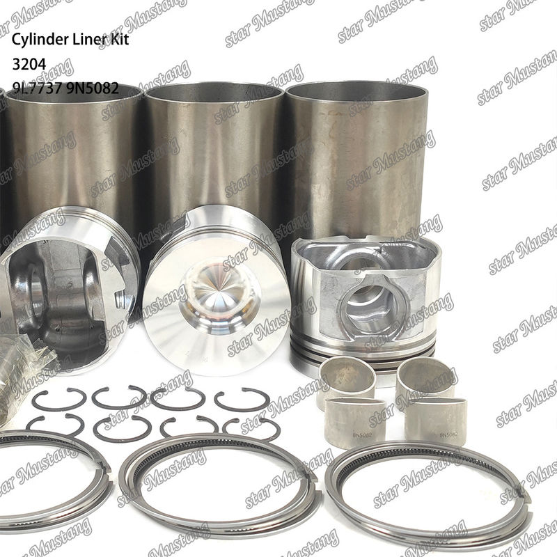Für Caterpillar Motor 3204 Zylinderliner Kit 9L7737 1W1661 9N5082 Reparaturteile für mechanische Dieselmotoren