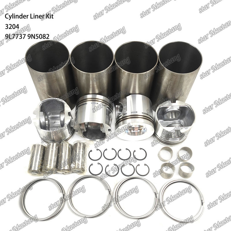 Für Caterpillar Motor 3204 Zylinderliner Kit 9L7737 1W1661 9N5082 Reparaturteile für mechanische Dieselmotoren