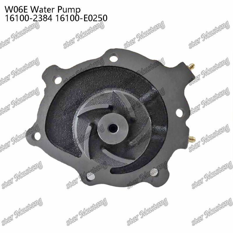 W06E Wasserpumpe für Motoren 16100-2384 16100-E0250 für HINO-Ersatzteile