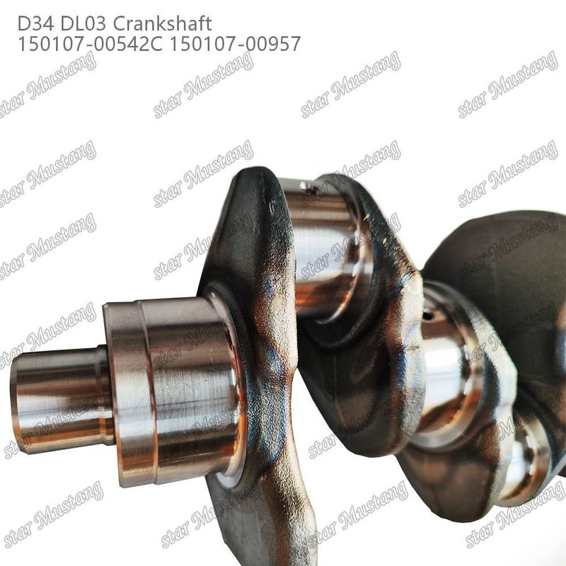 D34 DL03 Motorkurbelwelle 150107-00542C 150107-00957 Für DOOSAN DAEWOO Motor Ersatzteile