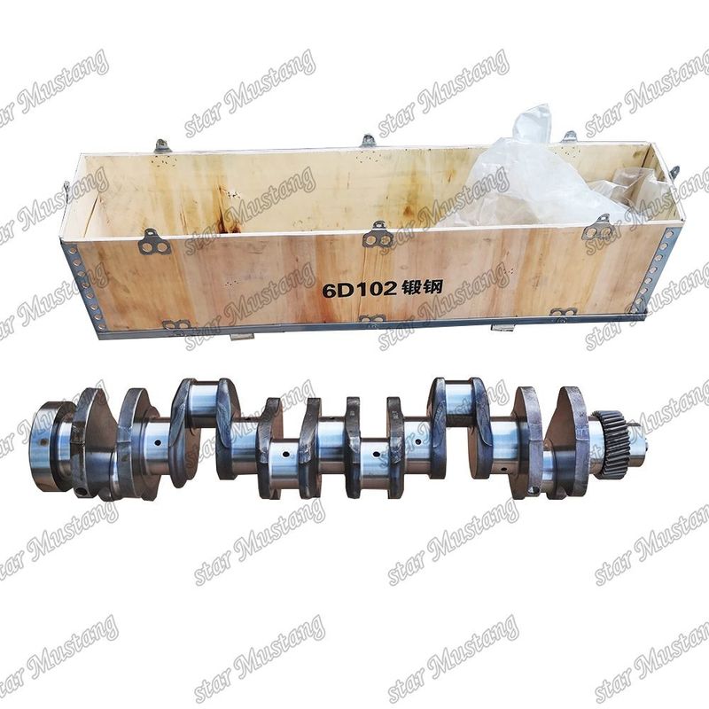 Kurbelwelle 6D102 6BT 6BT5.9 geschmiedetem Stahl 6735-01-1310 3907804 3929037 3908032 Für Reparaturteile von Cummins Dieselmotoren