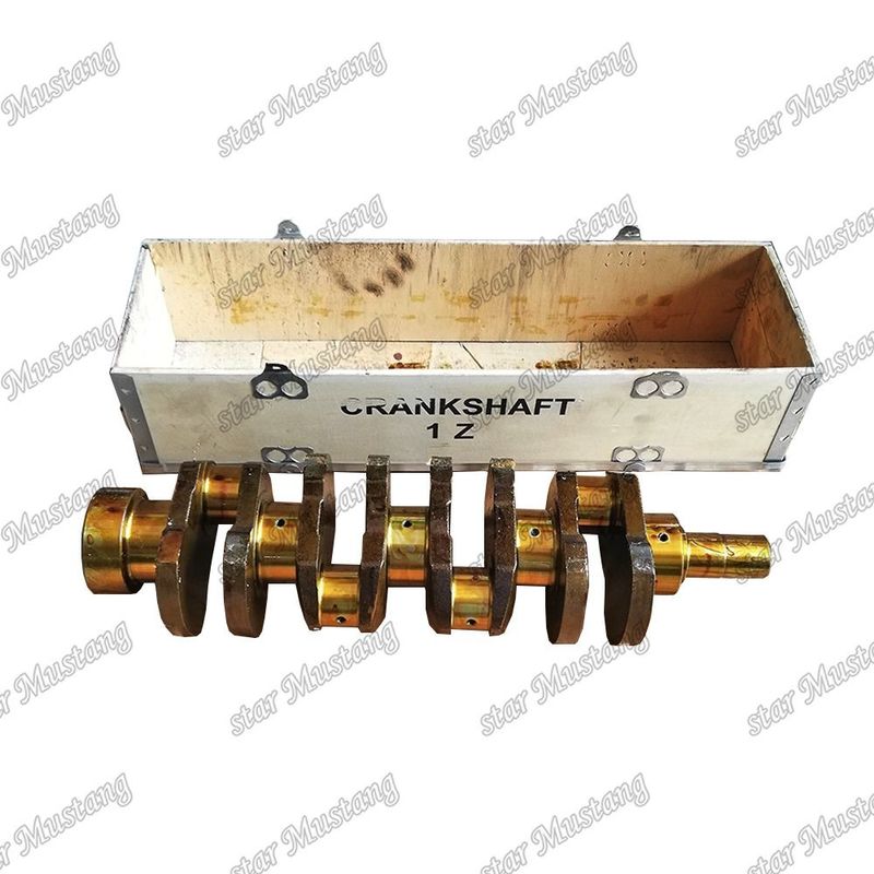 1Z Motorkurbelwelle Gusseisen Stahl 13411-78300-71 für TOYOTA Motor Ersatzteile
