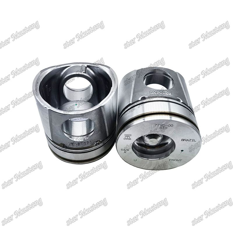 Kolben 4BT 4D102 6BT 6BT5.9 6D102 50mm Verbrennungskammer 3957795 3807795 Für Reparaturteile von Cummins Dieselmotoren