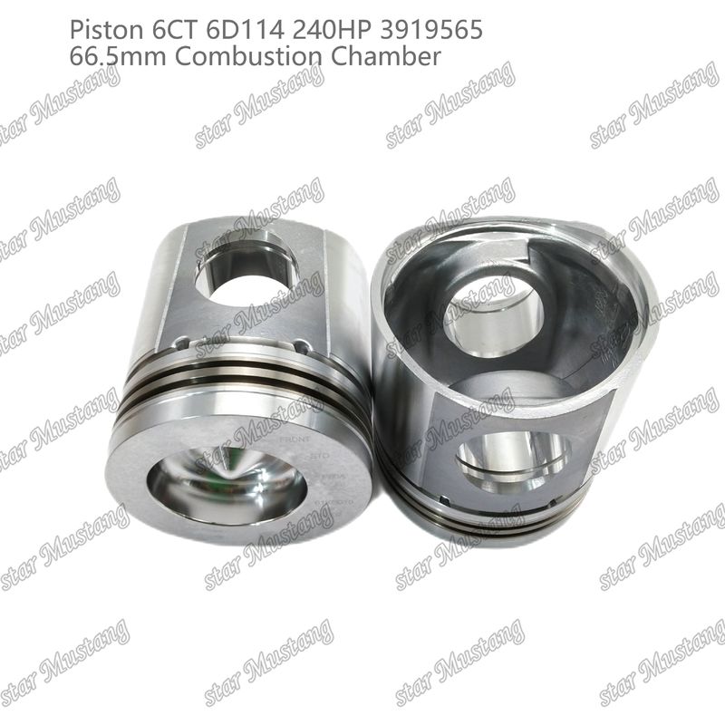 Kolben 6CT 6D114 240HP 3919565 66,5 mm Verbrennungskammer für Reparaturteile von Cummins Dieselmotoren