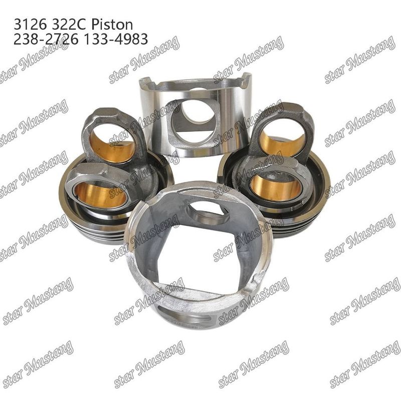 Kolben mit Pin 3126 322C Kammer Größe 74mm 238-2726 133-4983