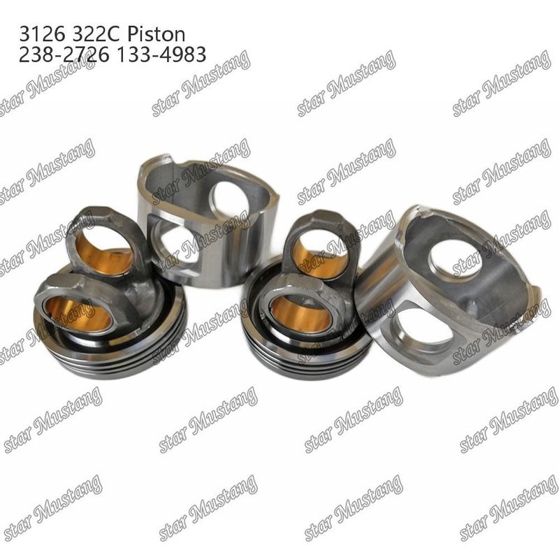 Kolben mit Pin 3126 322C Kammer Größe 74mm 238-2726 133-4983
