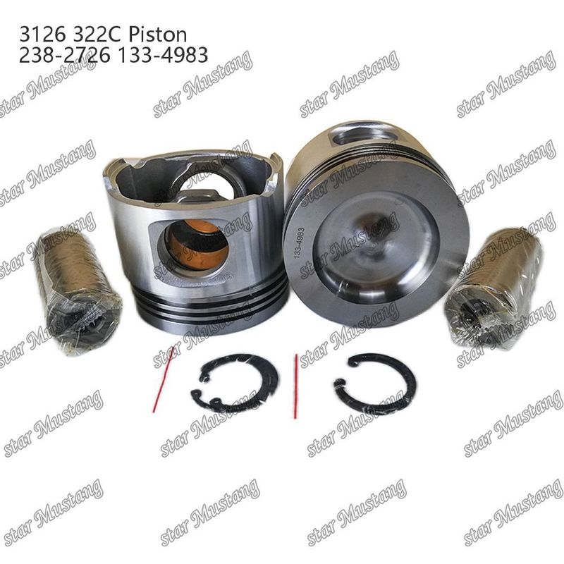 Kolben mit Pin 3126 322C Kammer Größe 74mm 238-2726 133-4983