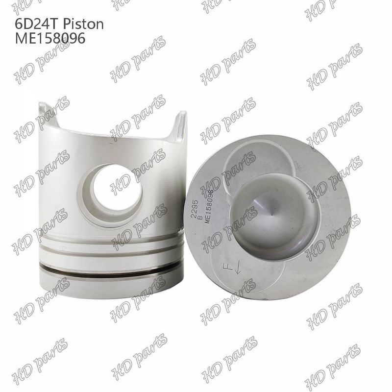Kolben 6D24T Verbrennungsraum 69mm 3.3 doppelt geneigt x3x4mm ME158096 Für Mitsubishi Motor Ersatzteile