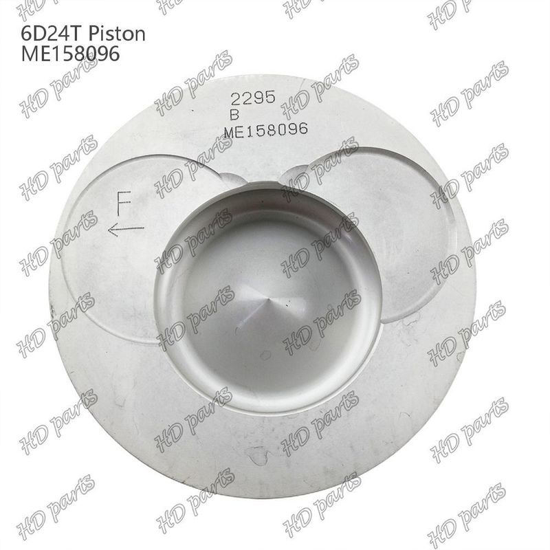 Kolben 6D24T Verbrennungsraum 69mm 3.3 doppelt geneigt x3x4mm ME158096 Für Mitsubishi Motor Ersatzteile
