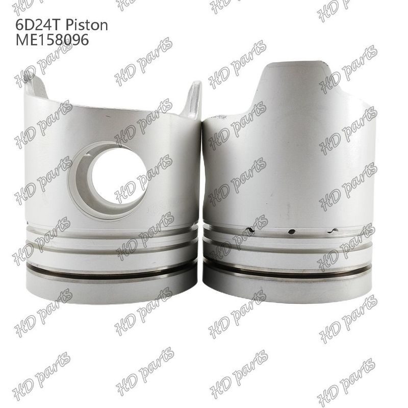 Kolben 6D24T Verbrennungsraum 69mm 3.3 doppelt geneigt x3x4mm ME158096 Für Mitsubishi Motor Ersatzteile