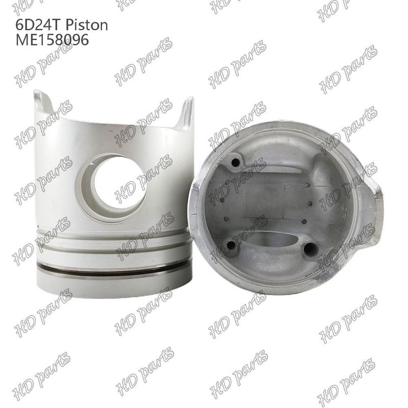 Kolben 6D24T Verbrennungsraum 69mm 3.3 doppelt geneigt x3x4mm ME158096 Für Mitsubishi Motor Ersatzteile