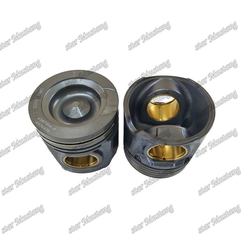 Kolben 8,9L 6LTAA ISB6,7 ISB6,7L 4987914 4936496 Für Reparaturteile von Cummins Dieselmotoren