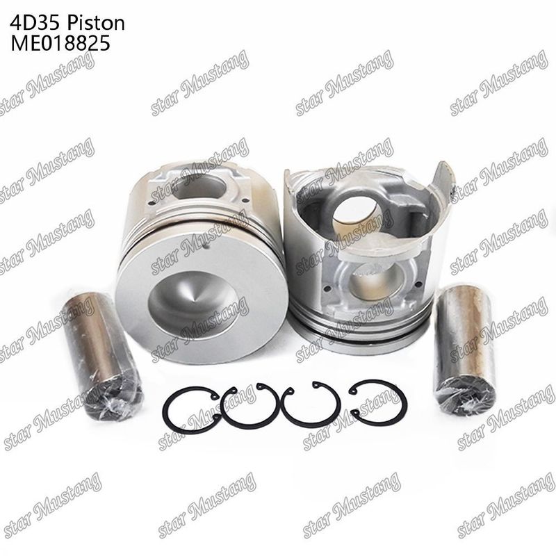 4D35 Motorkolben mit Alfin ohne Ölgalerie ME018825 für Mitsubishi Motor Ersatzteile