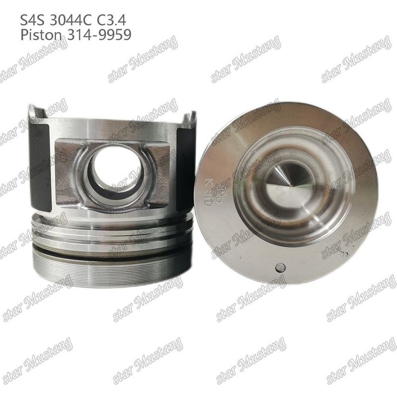 S4S 3044C C3.4 825 Motor Kolben Alfin Kammer Größe 53mm 60mm Ölring 4mm 314-9959 Für Mitsubishi Motor Ersatzteile