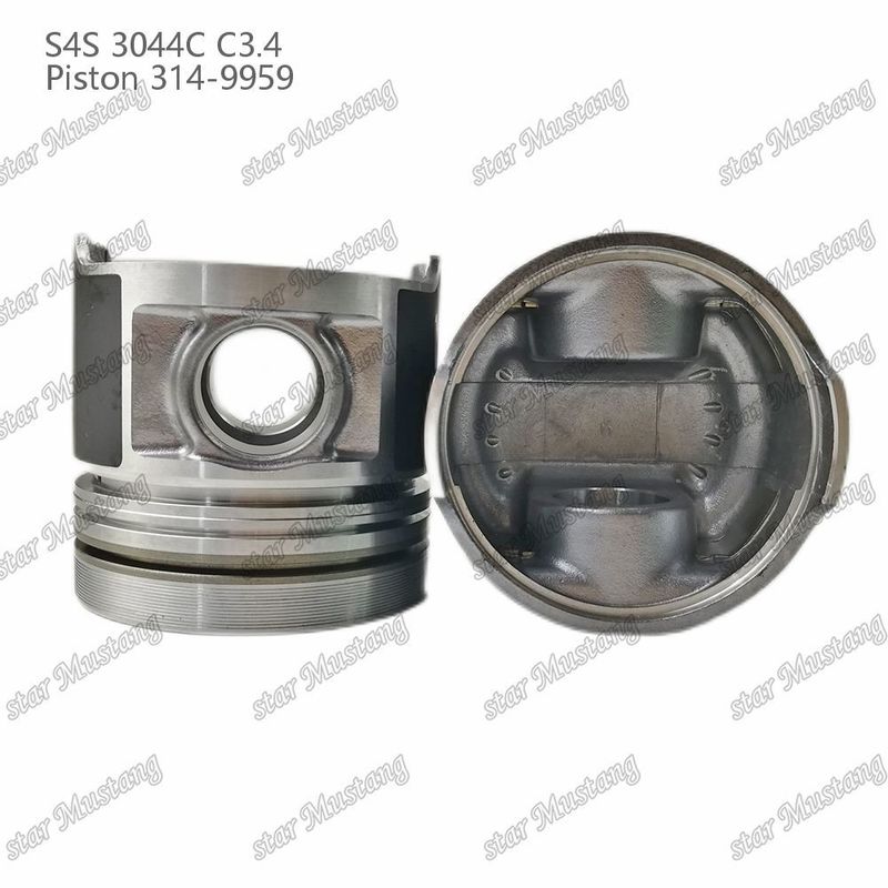 S4S 3044C C3.4 825 Motor Kolben Alfin Kammer Größe 53mm 60mm Ölring 4mm 314-9959 Für Mitsubishi Motor Ersatzteile