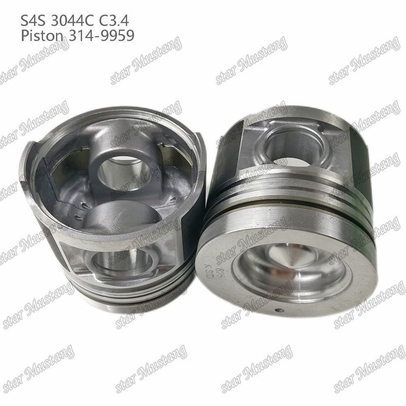 S4S 3044C C3.4 825 Motor Kolben Alfin Kammer Größe 53mm 60mm Ölring 4mm 314-9959 Für Mitsubishi Motor Ersatzteile