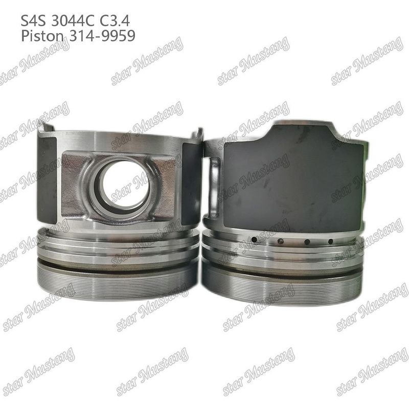 S4S 3044C C3.4 825 Motor Kolben Alfin Kammer Größe 53mm 60mm Ölring 4mm 314-9959 Für Mitsubishi Motor Ersatzteile
