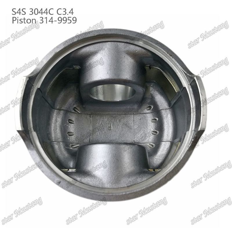 S4S 3044C C3.4 825 Motor Kolben Alfin Kammer Größe 53mm 60mm Ölring 4mm 314-9959 Für Mitsubishi Motor Ersatzteile