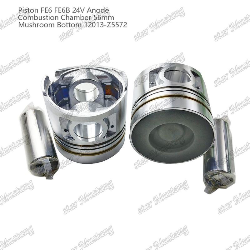 FE6 FE6B Motor Kolben 24V Kammer Größe 56mm 2,5x2x4mm 12013-Z5572 Für Nissan Motor Ersatzteile