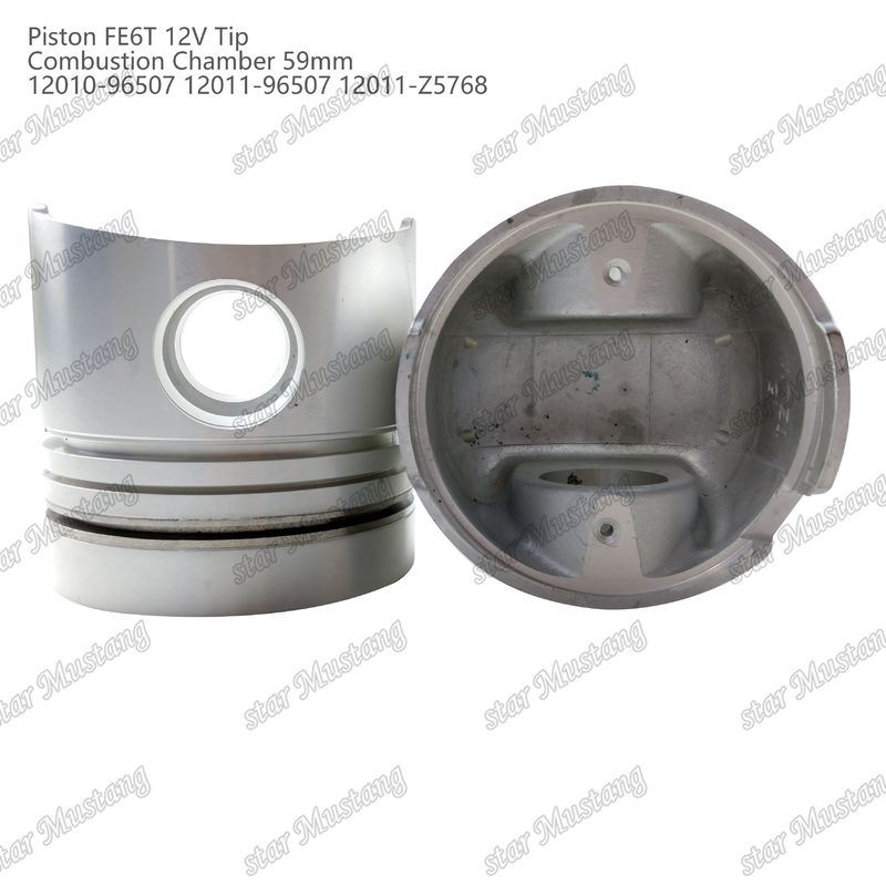 FE6T Motor Kolben 12V Kammer Größe 59mm 3x2x4mm 12010-96507 12011-96507 12011-Z5768 Für Nissan Motor Ersatzteile