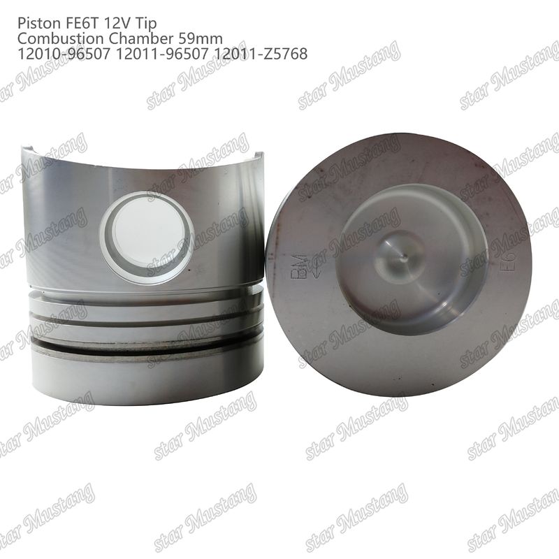 FE6T Motor Kolben 12V Kammer Größe 59mm 3x2x4mm 12010-96507 12011-96507 12011-Z5768 Für Nissan Motor Ersatzteile