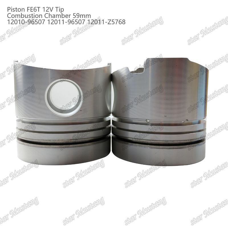 FE6T Motor Kolben 12V Kammer Größe 59mm 3x2x4mm 12010-96507 12011-96507 12011-Z5768 Für Nissan Motor Ersatzteile