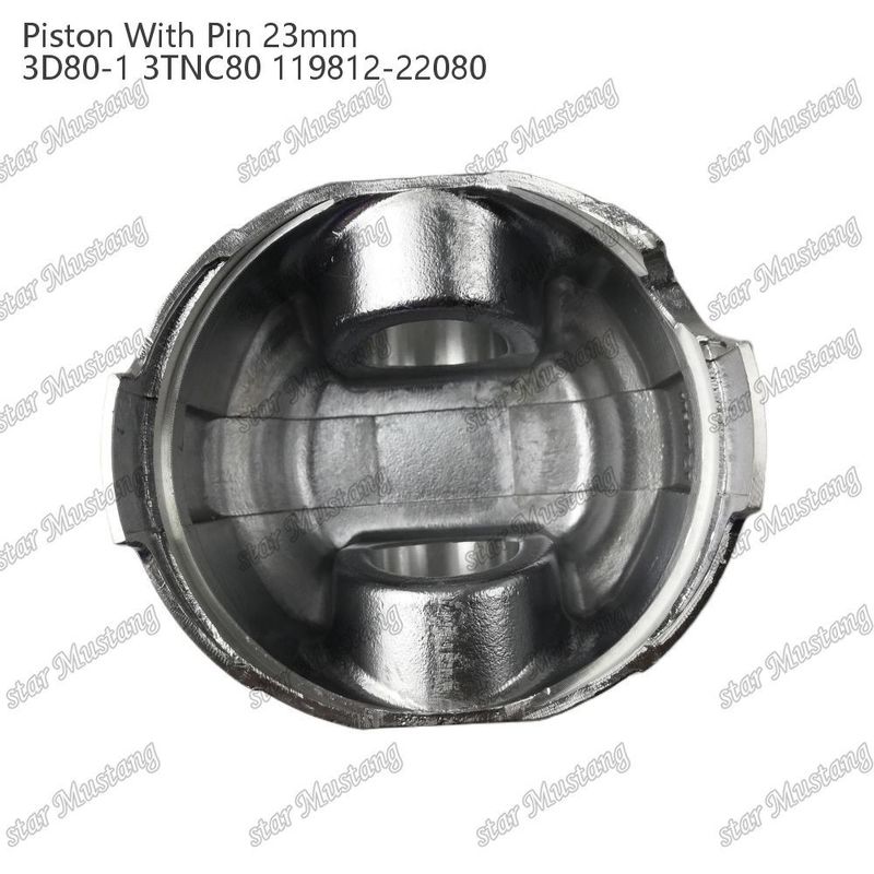 Kolben 3D80-1 3TNC80 PIN SIZE 23mm 119812-22080 für Yanmar Dieselmotoren Reparaturteile