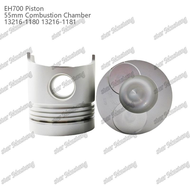 Kolben EH700 55 mm Verbrennungskammer 13216-1181 13216-1180 Für Hino Dieselmotoren Reparaturteile