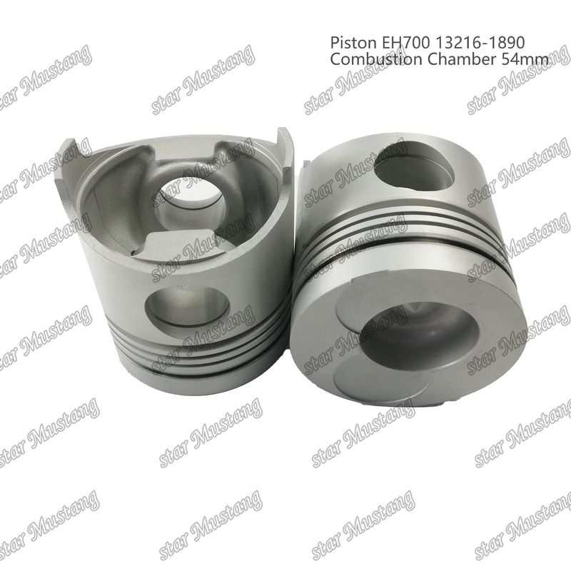 Kolben EH700 Verbrennungskammer 54mm 13216-1890 für Hino Dieselmotoren Reparaturteile