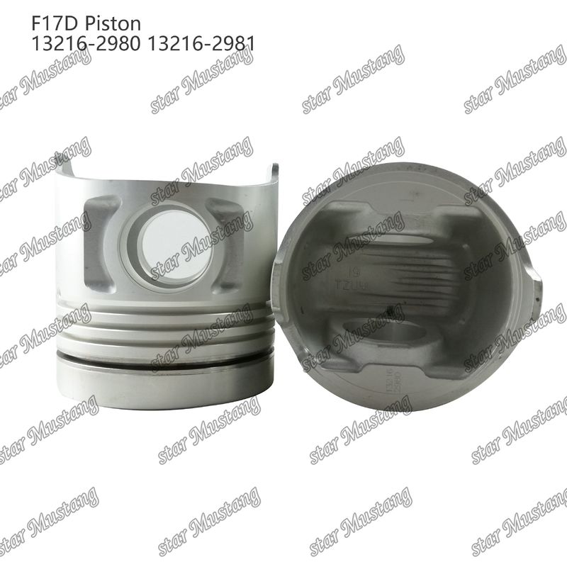 Kolben F17D Verbrennungskammer 69mm 13216-2980 13216-2981 Für Hino Dieselmotoren Reparaturteile